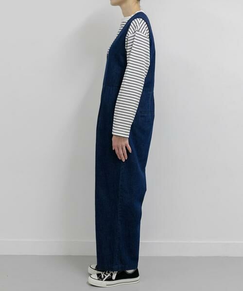 URBAN RESEARCH DOORS / アーバンリサーチ ドアーズ サロペット・オールインワン | FORK&SPOON　綿麻デニムオールインワン | 詳細19