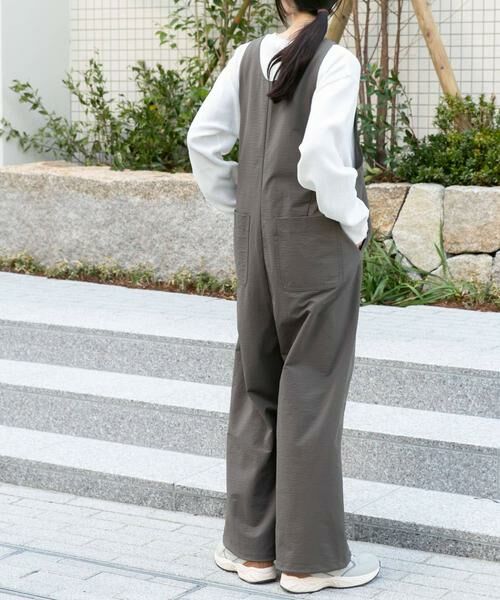 URBAN RESEARCH DOORS / アーバンリサーチ ドアーズ ワンピース | FORK&SPOON フロントジップオールインワン | 詳細2