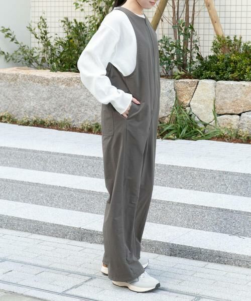 URBAN RESEARCH DOORS / アーバンリサーチ ドアーズ ワンピース | FORK&SPOON フロントジップオールインワン | 詳細3