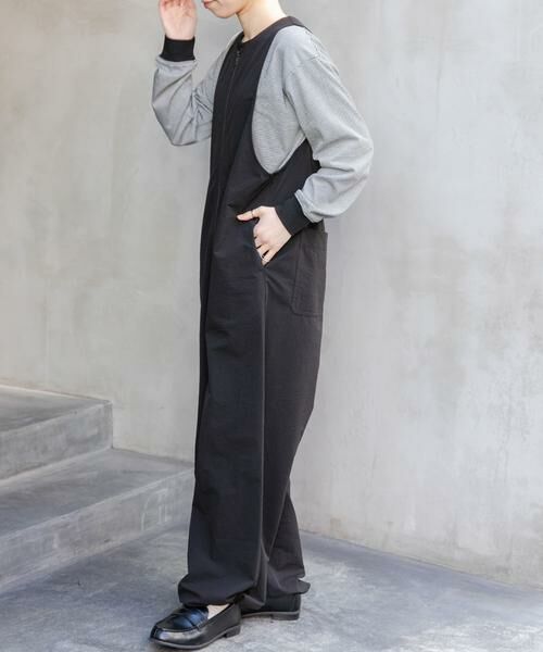 URBAN RESEARCH DOORS / アーバンリサーチ ドアーズ ワンピース | FORK&SPOON フロントジップオールインワン | 詳細19