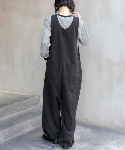 URBAN RESEARCH DOORS / アーバンリサーチ ドアーズ ワンピース | FORK&SPOON フロントジップオールインワン | 詳細20