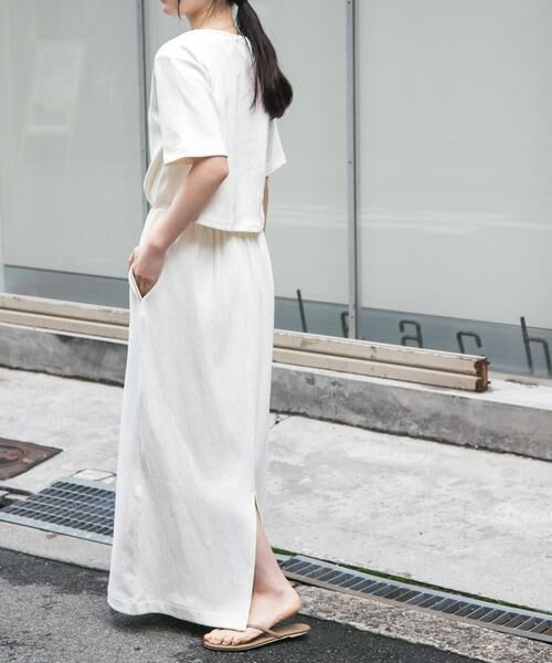 URBAN RESEARCH DOORS / アーバンリサーチ ドアーズ ワンピース | FORK&SPOON バックレイヤードカットソーワンピース | 詳細3