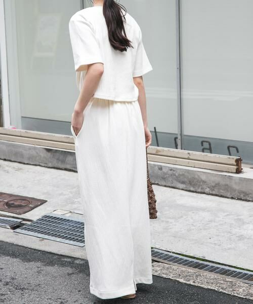 URBAN RESEARCH DOORS / アーバンリサーチ ドアーズ ワンピース | FORK&SPOON バックレイヤードカットソーワンピース | 詳細4