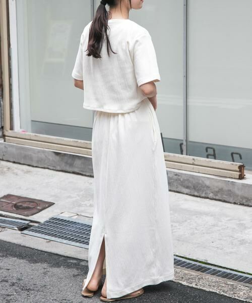 URBAN RESEARCH DOORS / アーバンリサーチ ドアーズ ワンピース | FORK&SPOON バックレイヤードカットソーワンピース | 詳細5