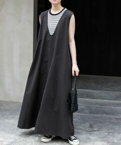 URBAN RESEARCH DOORS / アーバンリサーチ ドアーズ ワンピース | FORK&SPOON　テントラインUネックワンピース