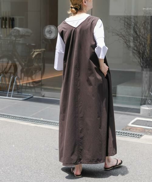 URBAN RESEARCH DOORS / アーバンリサーチ ドアーズ ワンピース | FORK&SPOON　テントラインUネックワンピース | 詳細4