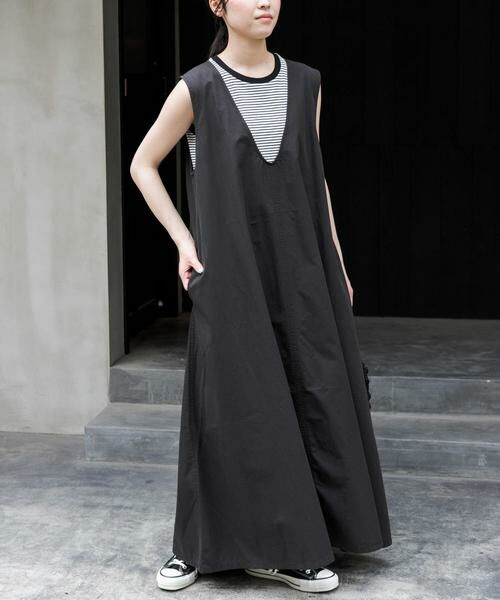 URBAN RESEARCH DOORS / アーバンリサーチ ドアーズ ワンピース | FORK&SPOON　テントラインUネックワンピース | 詳細19