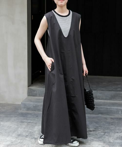 URBAN RESEARCH DOORS / アーバンリサーチ ドアーズ ワンピース | FORK&SPOON　テントラインUネックワンピース | 詳細20