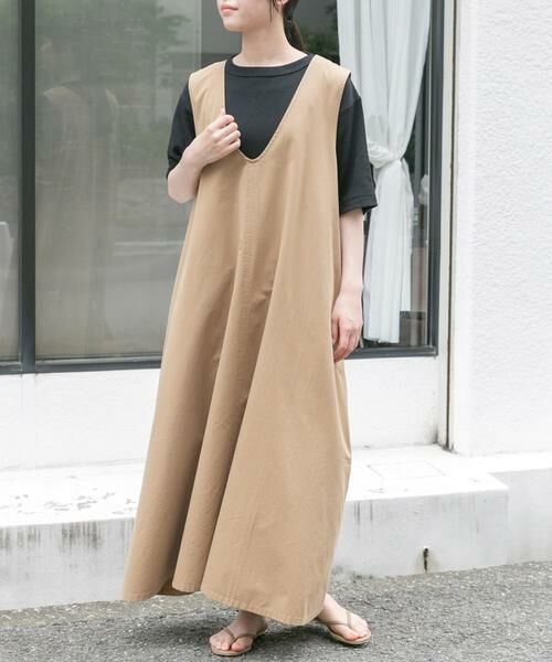 URBAN RESEARCH DOORS / アーバンリサーチ ドアーズ ワンピース | FORK&SPOON　テントラインUネックワンピース | 詳細27