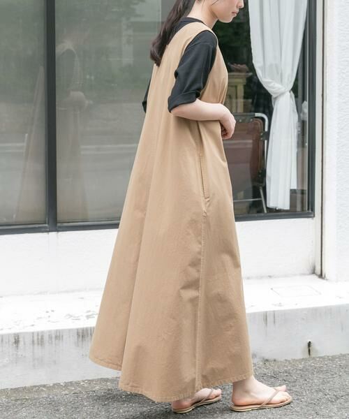 URBAN RESEARCH DOORS / アーバンリサーチ ドアーズ ワンピース | FORK&SPOON　テントラインUネックワンピース | 詳細30