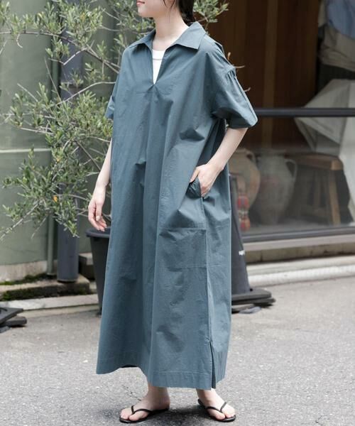 URBAN RESEARCH DOORS / アーバンリサーチ ドアーズ ワンピース | FORK&SPOON スキッパーワンピース | 詳細1