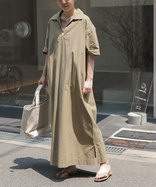 URBAN RESEARCH DOORS / アーバンリサーチ ドアーズ ワンピース | FORK&SPOON スキッパーワンピース | 詳細20
