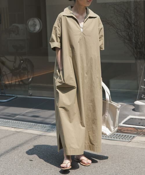 URBAN RESEARCH DOORS / アーバンリサーチ ドアーズ ワンピース | FORK&SPOON スキッパーワンピース | 詳細24