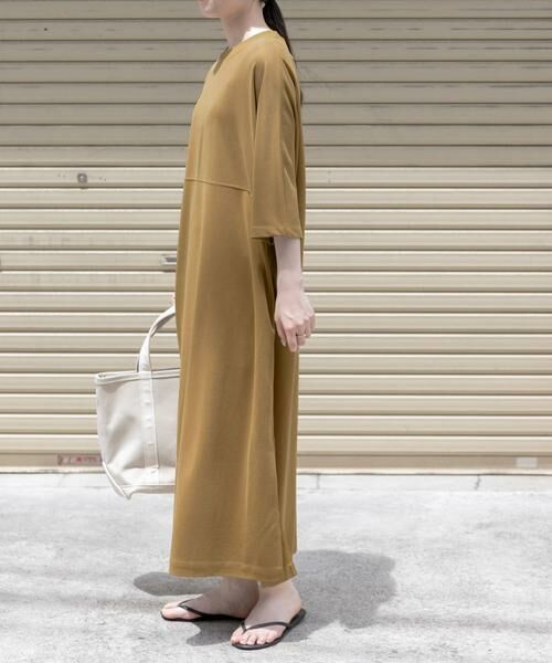 URBAN RESEARCH DOORS / アーバンリサーチ ドアーズ ワンピース | FORK&SPOON　モダールカノコクルーネックワンピース | 詳細4