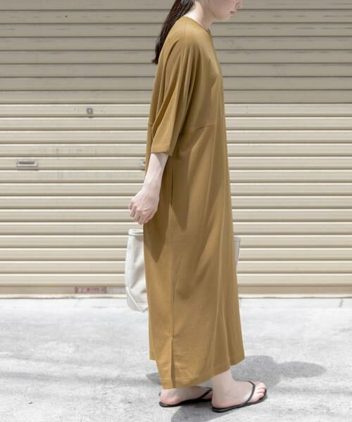 URBAN RESEARCH DOORS / アーバンリサーチ ドアーズ ワンピース | FORK&SPOON　モダールカノコクルーネックワンピース | 詳細8
