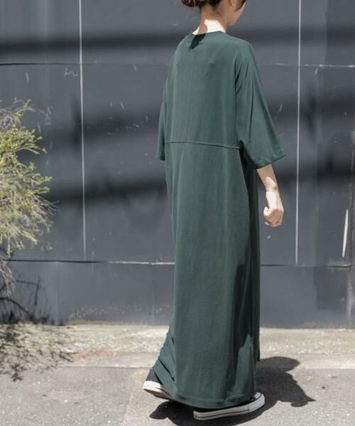 URBAN RESEARCH DOORS / アーバンリサーチ ドアーズ ワンピース | FORK&SPOON　モダールカノコクルーネックワンピース | 詳細14