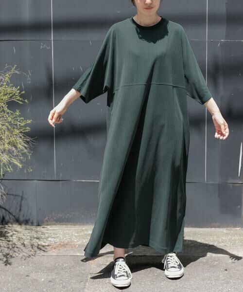 URBAN RESEARCH DOORS / アーバンリサーチ ドアーズ ワンピース | FORK&SPOON　モダールカノコクルーネックワンピース | 詳細16