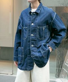 URBAN RESEARCH DOORS / アーバンリサーチ ドアーズ その他アウター | FORK&SPOON　綿麻デニムカバーオール