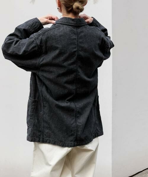 URBAN RESEARCH DOORS / アーバンリサーチ ドアーズ その他アウター | FORK&SPOON　綿麻デニムカバーオール | 詳細2