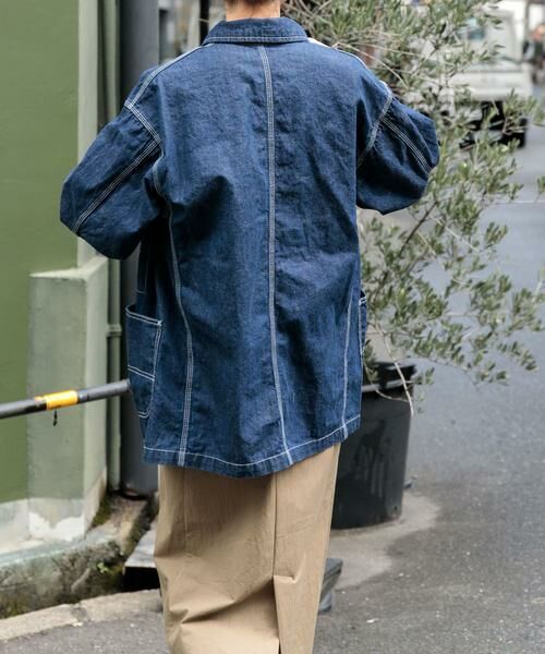 URBAN RESEARCH DOORS / アーバンリサーチ ドアーズ その他アウター | FORK&SPOON　綿麻デニムカバーオール | 詳細24