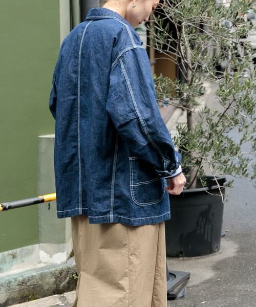 URBAN RESEARCH DOORS / アーバンリサーチ ドアーズ その他アウター | FORK&SPOON　綿麻デニムカバーオール | 詳細25