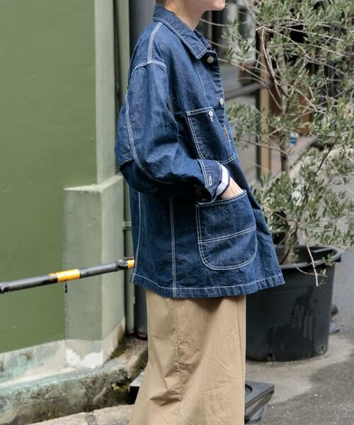 URBAN RESEARCH DOORS / アーバンリサーチ ドアーズ その他アウター | FORK&SPOON　綿麻デニムカバーオール | 詳細26