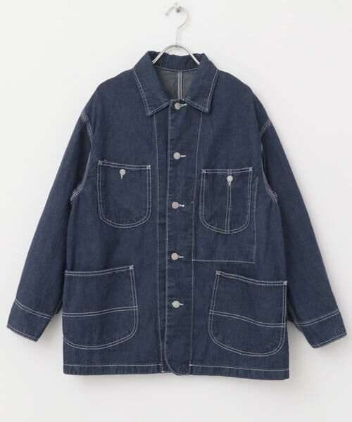 URBAN RESEARCH DOORS / アーバンリサーチ ドアーズ その他アウター | FORK&SPOON　綿麻デニムカバーオール | 詳細28