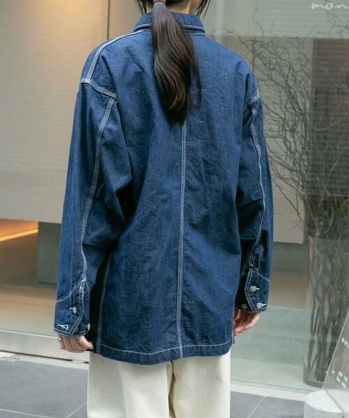 URBAN RESEARCH DOORS / アーバンリサーチ ドアーズ その他アウター | FORK&SPOON　綿麻デニムカバーオール | 詳細17