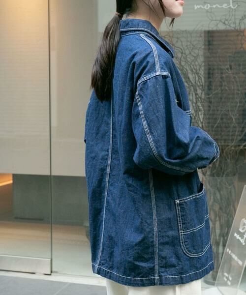 URBAN RESEARCH DOORS / アーバンリサーチ ドアーズ その他アウター | FORK&SPOON　綿麻デニムカバーオール | 詳細18