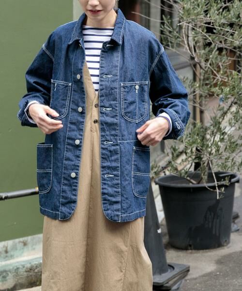 URBAN RESEARCH DOORS / アーバンリサーチ ドアーズ その他アウター | FORK&SPOON　綿麻デニムカバーオール | 詳細22