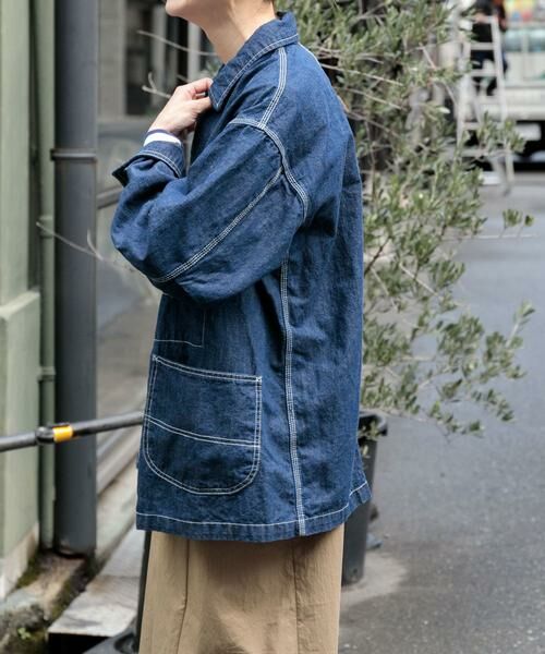 URBAN RESEARCH DOORS / アーバンリサーチ ドアーズ その他アウター | FORK&SPOON　綿麻デニムカバーオール | 詳細23