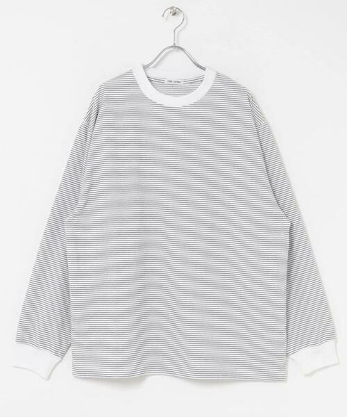 URBAN RESEARCH DOORS / アーバンリサーチ ドアーズ Tシャツ | FORK&SPOON プレーティングボーダーロングスリーブTシャツ | 詳細6