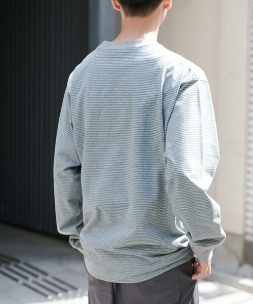 URBAN RESEARCH DOORS / アーバンリサーチ ドアーズ Tシャツ | FORK&SPOON プレーティングボーダーロングスリーブTシャツ | 詳細20