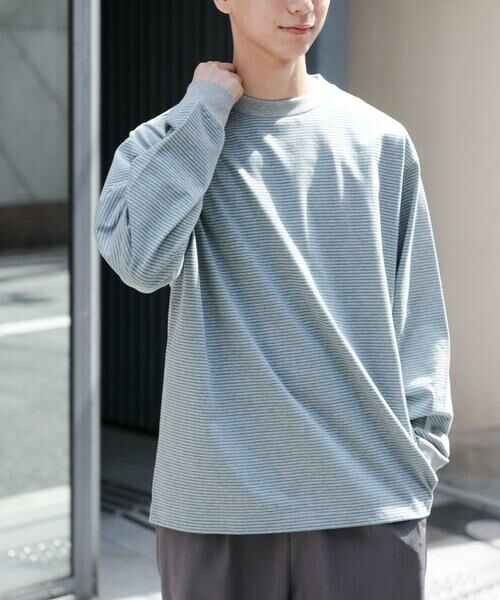 URBAN RESEARCH DOORS / アーバンリサーチ ドアーズ Tシャツ | FORK&SPOON プレーティングボーダーロングスリーブTシャツ | 詳細22