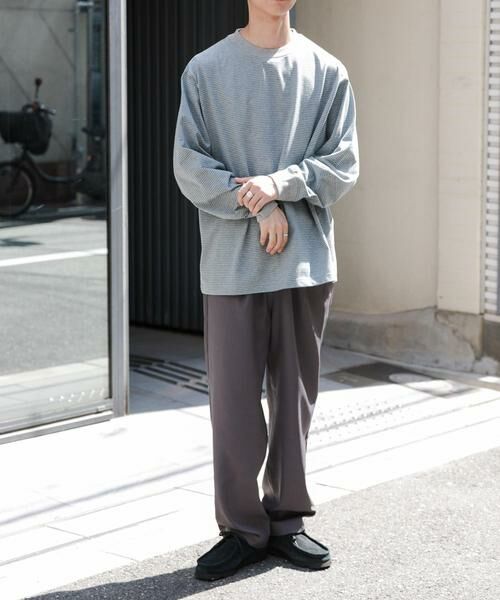 URBAN RESEARCH DOORS / アーバンリサーチ ドアーズ Tシャツ | FORK&SPOON プレーティングボーダーロングスリーブTシャツ | 詳細23