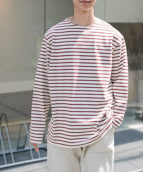 URBAN RESEARCH DOORS / アーバンリサーチ ドアーズ Tシャツ | FORK&SPOON　ボートネックボーダー | 詳細1