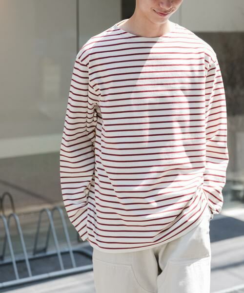 URBAN RESEARCH DOORS / アーバンリサーチ ドアーズ Tシャツ | FORK&SPOON　ボートネックボーダー | 詳細2