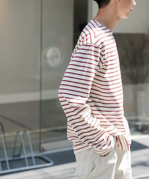 URBAN RESEARCH DOORS / アーバンリサーチ ドアーズ Tシャツ | FORK&SPOON　ボートネックボーダー | 詳細3