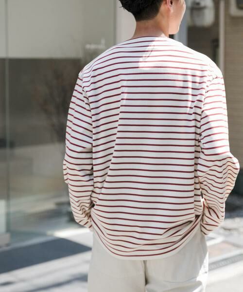 URBAN RESEARCH DOORS / アーバンリサーチ ドアーズ Tシャツ | FORK&SPOON　ボートネックボーダー | 詳細4