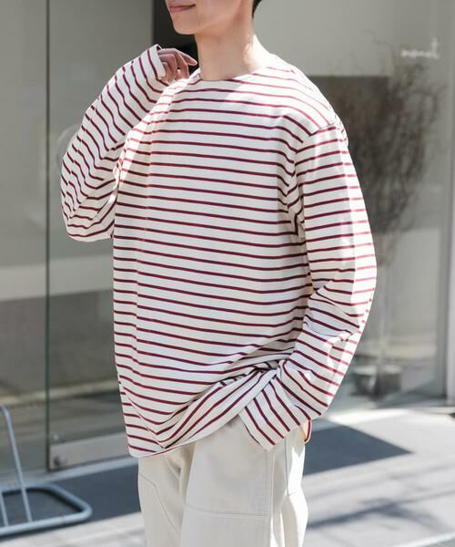 URBAN RESEARCH DOORS / アーバンリサーチ ドアーズ Tシャツ | FORK&SPOON　ボートネックボーダー | 詳細6