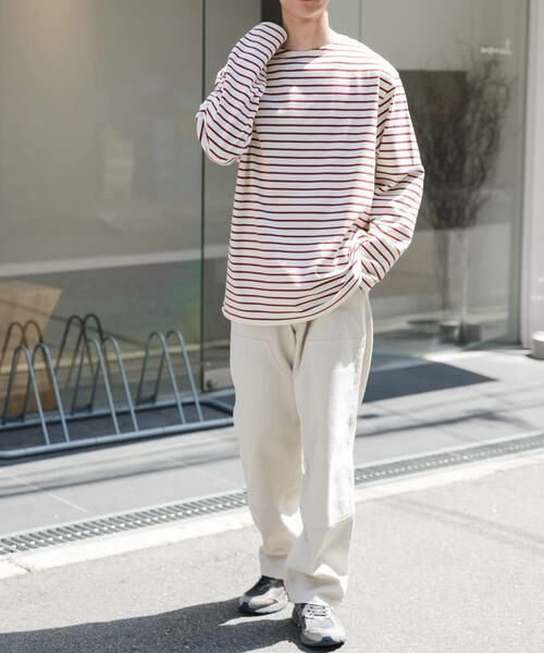 URBAN RESEARCH DOORS / アーバンリサーチ ドアーズ Tシャツ | FORK&SPOON　ボートネックボーダー | 詳細7