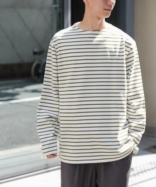 URBAN RESEARCH DOORS / アーバンリサーチ ドアーズ Tシャツ | FORK&SPOON　ボートネックボーダー | 詳細18