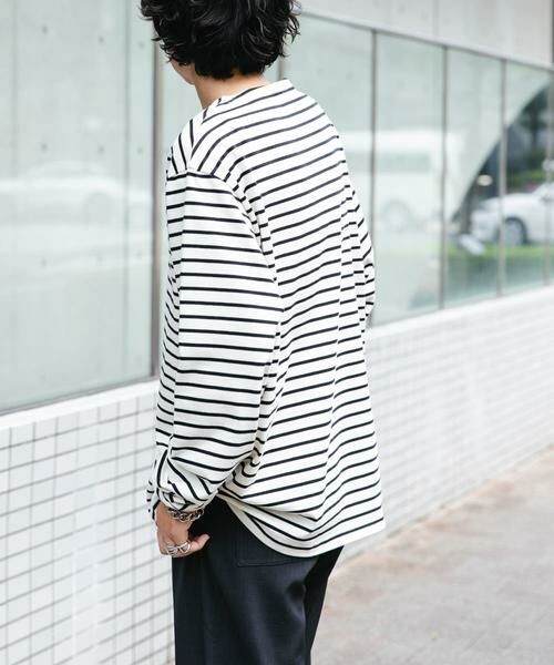 URBAN RESEARCH DOORS / アーバンリサーチ ドアーズ Tシャツ | FORK&SPOON　ボートネックボーダー | 詳細25