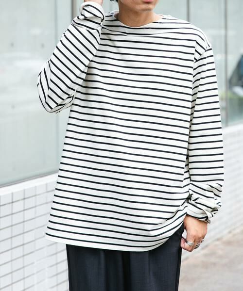 URBAN RESEARCH DOORS / アーバンリサーチ ドアーズ Tシャツ | FORK&SPOON　ボートネックボーダー | 詳細26