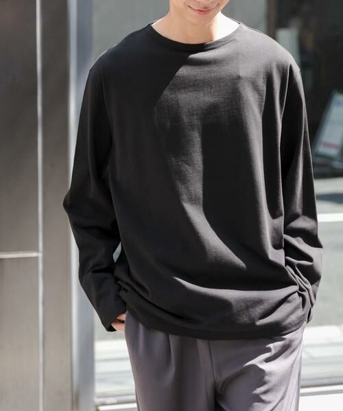 URBAN RESEARCH DOORS / アーバンリサーチ ドアーズ Tシャツ | FORK&SPOON　プレーンボートネックカットソー | 詳細1