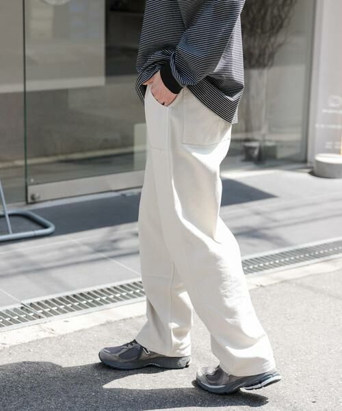 URBAN RESEARCH DOORS / アーバンリサーチ ドアーズ その他パンツ | FORK&SPOON ガーメントダイツイルダブルニーパンツ | 詳細10