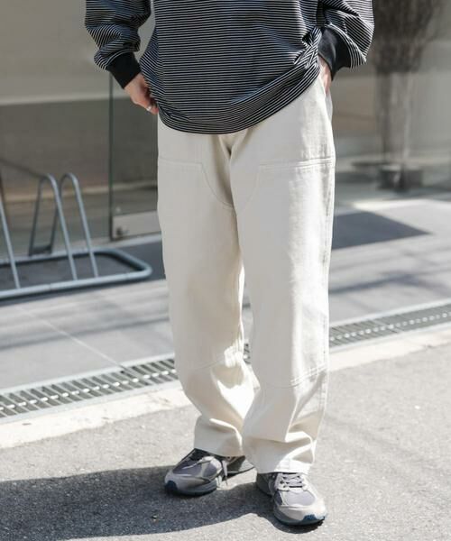 URBAN RESEARCH DOORS / アーバンリサーチ ドアーズ その他パンツ | FORK&SPOON ガーメントダイツイルダブルニーパンツ | 詳細6