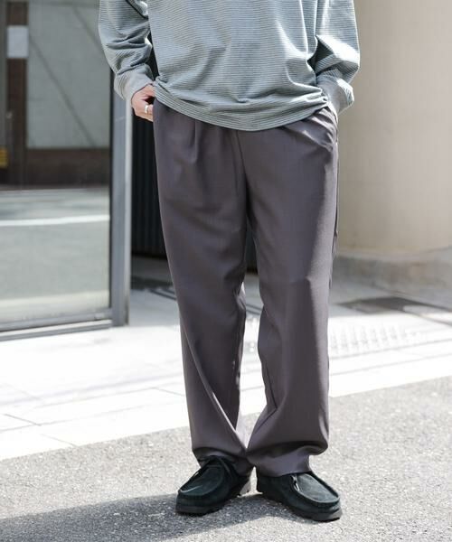 URBAN RESEARCH DOORS/アーバンリサーチ ドアーズ FORK & SPOON イーズライントラウザー グレー 4 URBAN RESEARCH DOORS/アーバンリサーチ ドアーズ FORK & SPOON イーズライントラウザー グレー 4