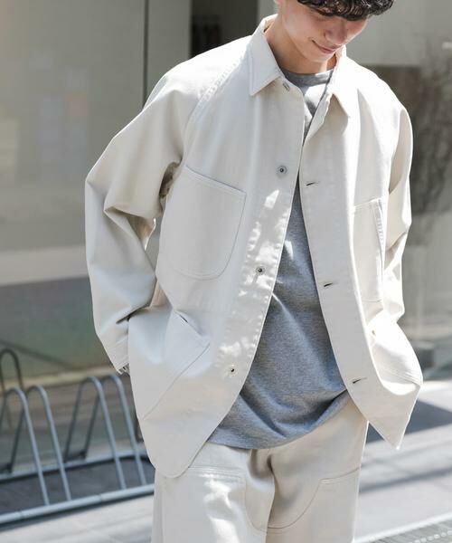 URBAN RESEARCH DOORS / アーバンリサーチ ドアーズ その他アウター | FORK&SPOON　ガーメントダイツイルカバーオール | 詳細1