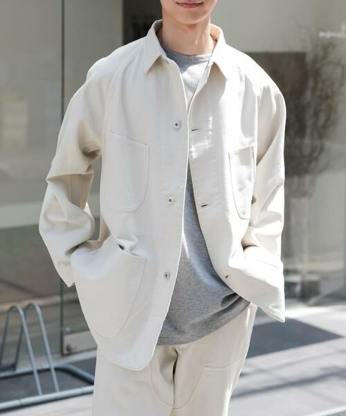 URBAN RESEARCH DOORS / アーバンリサーチ ドアーズ その他アウター | FORK&SPOON　ガーメントダイツイルカバーオール | 詳細5